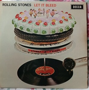 ukLP Rolling Stones // Let It Bleed 1969年発売 コーテイングジャケット ポスター オリジナルインナー 