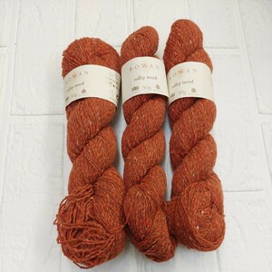 100円〜 ROWAN 毛糸 手芸材料 編み物◆valley tweed 茶色・3カセ