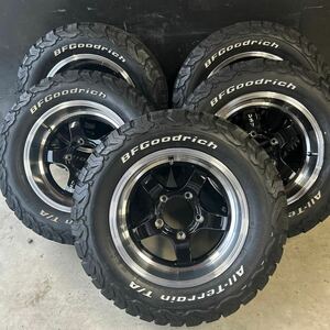 ジムニー ホイールタイヤ5本セット　ドゥオールCSC ゼロワンハイパーS 16インチ　6J BFGoodrich LT215/70R16 100/97R