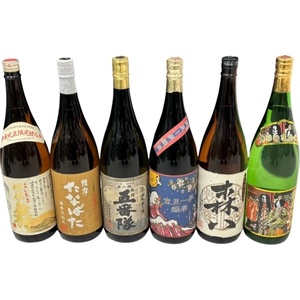 焼酎 6本セット 伊佐舞 / たなばた / 五番隊 / 森八 / 霧島神楽 / 童里一夢 1800ml 芋焼酎 【未開栓品】 52411K1496