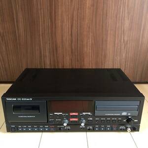 TASCAM CC-222MK Ⅳ 　CDレコーダー/カセットデッキ　　 通電確認済