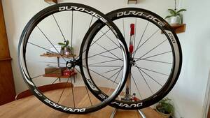 SHIMANO(シマノ) DURA-ACE カーボン チューブラーホイール WH-9000 C35(F) & C50(R) ホイールセット(単品販売対応可能) ＊中古美品