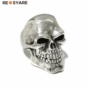 良品 CRAZY PIG クレイジーピッグ PSYCHO KILLER SKULL サイコキラー スカル シルバー925 リング 指輪 46825