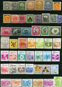 1892年~◆ニカラグア 切手 未使用-13枚+使用済57枚◆送料無料◆S-512