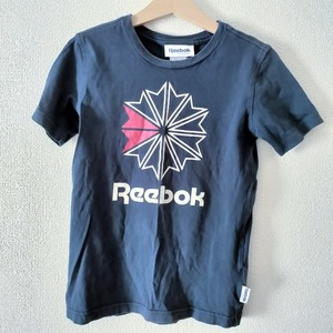 Reebok CLASSIC 半袖 Tシャツ ジュニア 紺 130サイズ リーボック アディダス