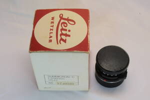 希少 SUMMARON -C 1:2 / 40 LEITZ WETTZLR Lens Made in Germany 元箱他付属