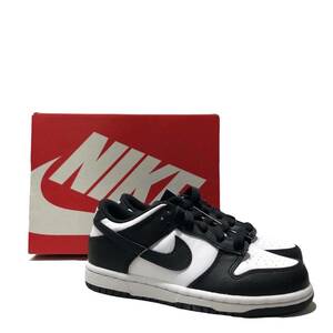 NIKE PS Dunk Low White／Black ナイキ ダンクロー パンダ 18.5 店舗受取可