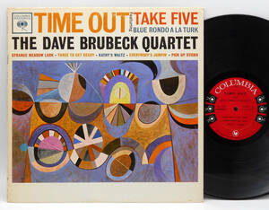 ★US MONO盤 初期プレス LP★THE DAVE BRUBECK QUARTET/Time Out 1959年 初期6EYE CBSラベル 音圧＆音抜最高 Take Five 収録 COOL JAZZ傑作