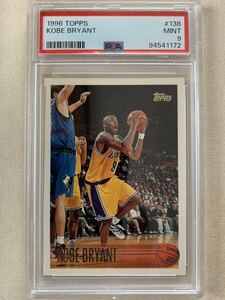 1996-97 TOPPS #138 KOBE BRYANT RC PSA MINT 9 トップス コービー・ブライアント ルーキーカード 鑑定済み