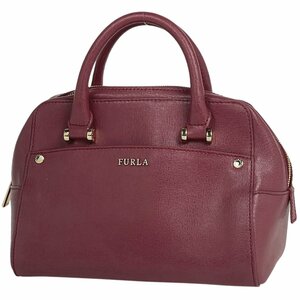 フルラ Furla ロゴ ハンドバッグ 2WAY ショルダーバッグ ハンドバッグ レザー レッド レディース 【中古】