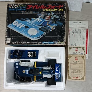 動作品　ニッコー　タイレルフォード プロジェクト34　N-7200　ラジコン　PROJECT　34　elf　TYRRELL　超レア 当時物　(A-4)