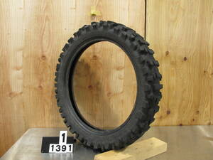 【1391】 IRC MOTOCROSS IX-9W 90/100-16 52M センターブロック3ｍｍ ほぼ無し