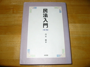 ◆即決◆民法入門 第3版◆川井健◆有斐閣◆中古