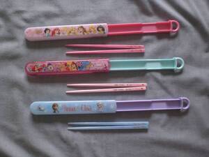 １　箸　はし　chopsticks　女児　Disney　Princess　プリンセス　３set