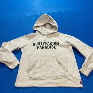 WACKO MARIA　ワコマリア　ロゴ　スウェット　パーカー　フード付き　GUILTYPARTIES PARADISE スウェットパーカー