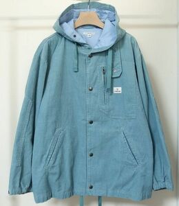 Engineered Garments エンジニアードガーメンツ Charcoal 別注 EG BENCH JACKET CORDUROY フーデッド ベンチ ジャケット XS RAIN