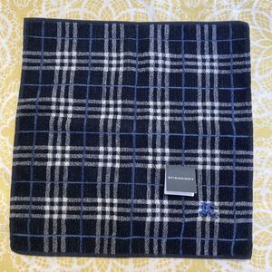 【人気柄】新品/BURBERRY/タオルハンカチ/正規品/バーバリー/綿100%/未使用/即決あり/匿名発送/ノバチェック/レディース/メンズ/ネイビー 5