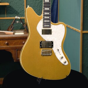 送料無料 新品 Balaguer Guitars バラゲール・ギターズ エレキギター The Growler TM Gloss Metallic Gold ケース付 検品済出荷 Atreyu