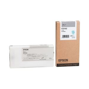 【新品】(まとめ) エプソン EPSON インクカートリッジ グレー 200ml ICGY63 1個 〔×10セット〕