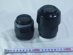 MINOLTA　70-210・35-70　レンズ２個 中古　現状