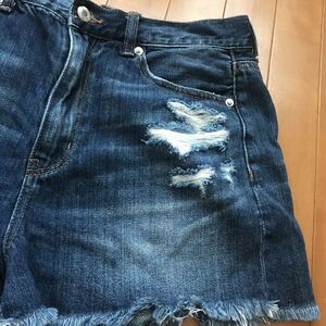 a23 パンツ ズボン 短パン アメリカイーグル ショートパンツ AmericanEagle ダーメージパンツ 8サイズ 40サイズ Lサイズ