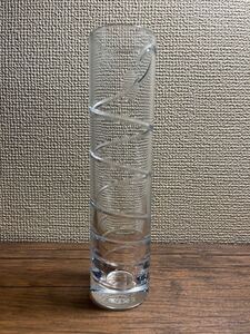 Baccarat バカラ Org Spiral オルグスパイラル クリスタル フラワーベース 花瓶 20cm 使用品