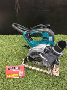 【中古品】【0906】makita(マキタ) 100㎜防じんマルノコ アルミベース 集じん機接続専用 KS4000FX　ITJM4F9L2ZF1