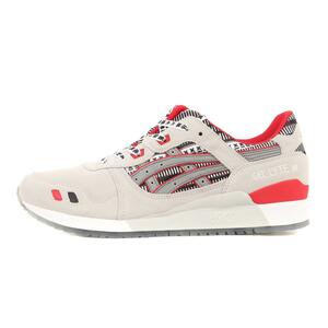 asics アシックス サイズ:28.0cm 日本未発売 GEL-LYTE III / ゲルライト3 (1191A281) グレー レッド US10 ローカット スニーカー シューズ