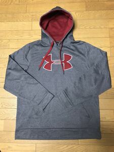 UNDER ARMOUR MEN’S HOODIE size-LG(着丈71身幅61) 中古(超美品) NCNR