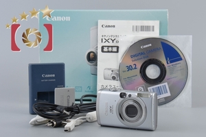 【中古】Canon キヤノン IXY Digital 810 IS シルバー コンパクトデジタルカメラ 元箱付き