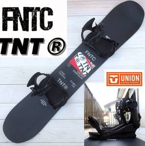 スノボー☆ FNTC（エフエヌティーシー） 2022　TNT-R グラトリ　153cm　UNION　STR バイン付　