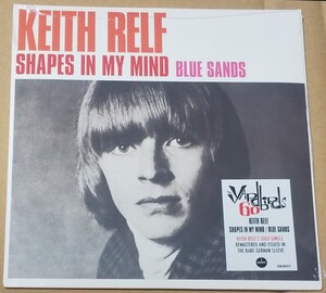 新品未開封 KEITH RELF/SHAPES IN MY MIND/キース・レルフ YARDBIRDS60周年を記念した7インチ 1966年2NDソロ・シングル