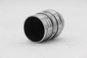 【訳あり品】 Wollensak 13mm F1.9 Cine Raptar フィルターフード付き シネレンズ s7939