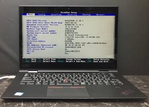 1円～ ■ジャンク LENOVO ThinkPad X1 Yoga / Core i5 8250U 1.60GHz / メモリ 8GB / ストレージ無し / 14型 / OS無し / BIOS起動可