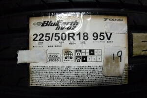 【☆　　　】格安 ヨコハマタイヤ　　Bluearth RV-02　 225/50R18　2019年製造　 １本のみ