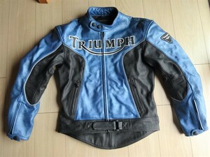 ★極上品（気持ち難アリ）「豪華版！」 TRIUMPH トライアンフ 純正 オプション レザー 革ジャン ⑨ ★