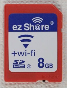 □現状品□ ez Sh@re 8GB Wi-Fi機能搭載 ＳＤメモリーカード (2745610)