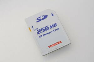 256MB SDカード TOSHIBA　ホワイト