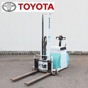 【新潟発】トヨタ フォークリフト 2HFW9 最大荷揚 900kg 1.5m バッテリー ウォーキー ハンドリフト ハンドフォークリフト 電動 工具 中古