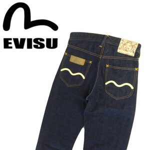 新品同様 希少 EVISU 2101 30s 40s復刻 黄耳 デニムパンツ ジーンズ ジーパン W28 エヴィス エビス ヤマネ Lee 101 131 COWBOY 2407325