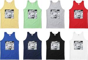 supreme barrington levy bounty hunter tank top navy