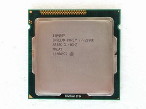 動作良好♪Core i7-2600K/3.4～3.8GHz/Sandy Bridge/SR00C/LGA1155■13