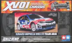 ★タミヤ スバル インプレッサ WRX STIチームアライ（XV-01シャーシ）