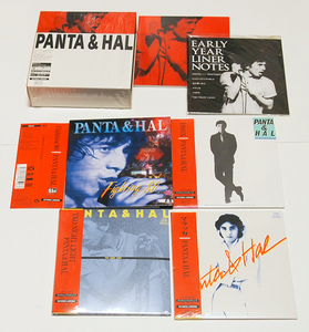 PANTA & HAL BOX 3CD+DVD 購入特典直筆サイン入りブックレット付 DVDのみ使用CDは紙ジャケ未開封　パンタ　頭脳警察