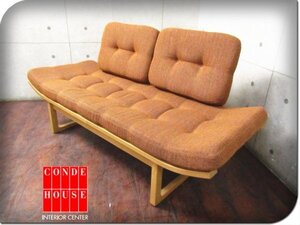 ■展示品■CONDE HOUSE/カンディハウス■最高級■ALP/アルプ■LDソファーベッド(S)/タモ材/渡辺力/クラシック/2人掛けソファ/43万/smm9720k