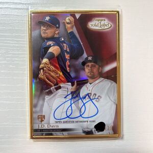 2018 Topps Gold Label J.D Davis auto 25枚限定　red