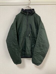 90s patagonia パタゴニア パフボール プルオーバー ナイロンジャケット USA製 ダークグリーン サイズS☆ダスパーカー レトロ インファーノ