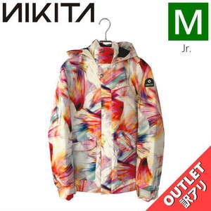 【OUTLET】 NIKITA GIRLS HAWTHORNE JACKET PRINT ELECTRIC Mサイズ キッズ スノーボード スキー ウェア アウトレット