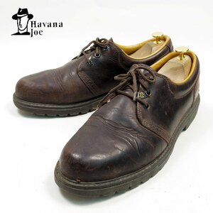 30cm相当　スペイン製　HAVANA JOE　ハバナジョー　ダービーシューズ　外羽根　革靴　ブラウン　レザーシューズ　ワークシューズ　/U5692