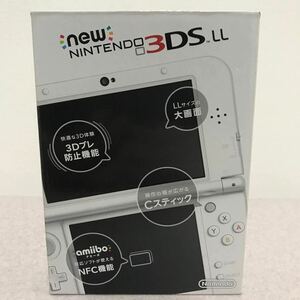 ■【極美品】Newニンテンドー3DS LL パールホワイト RED-001 初期化済